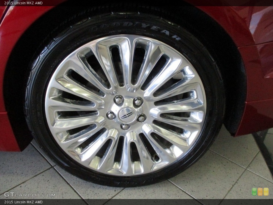 2015 Lincoln MKZ AWD Wheel and Tire Photo #144995888