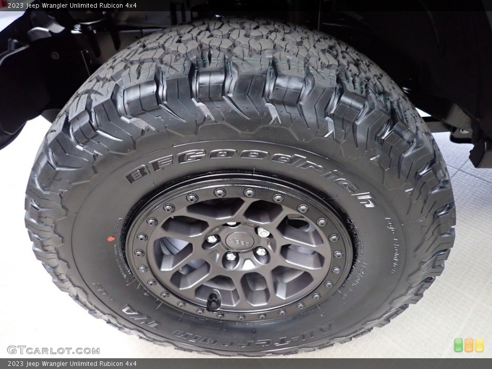 2023 Jeep Wrangler Unlimited Rubicon 4x4 Wheel and Tire Photo #145003463