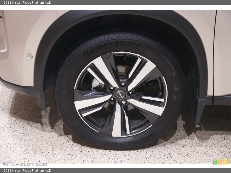 2022 Nissan Rogue Platinum AWD Wheel and Tire Photo #145021294