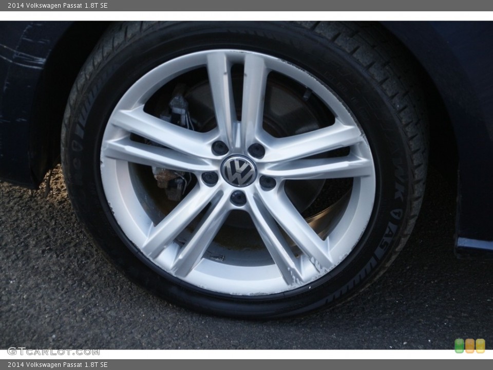 2014 Volkswagen Passat 1.8T SE Wheel and Tire Photo #145054576
