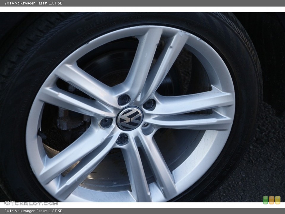 2014 Volkswagen Passat 1.8T SE Wheel and Tire Photo #145054612