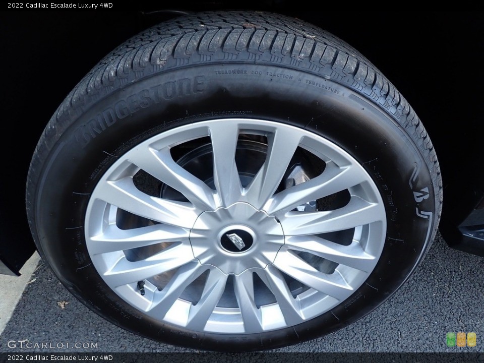 2022 Cadillac Escalade Luxury 4WD Wheel and Tire Photo #145066333