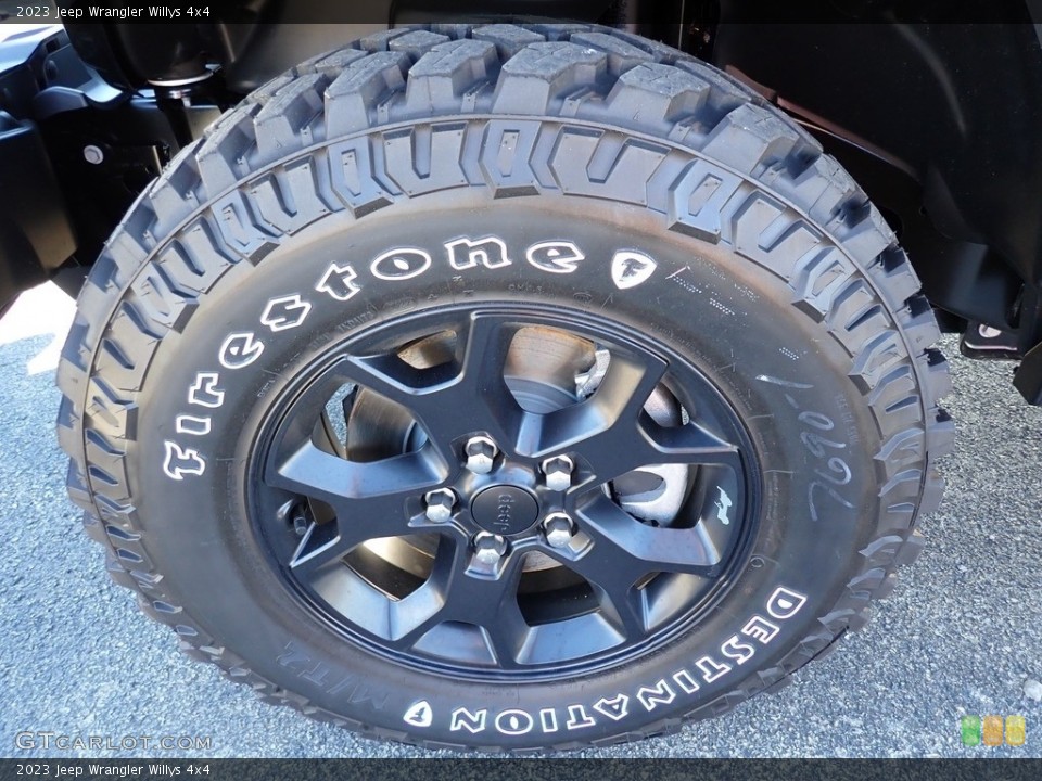 2023 Jeep Wrangler Willys 4x4 Wheel and Tire Photo #145067059