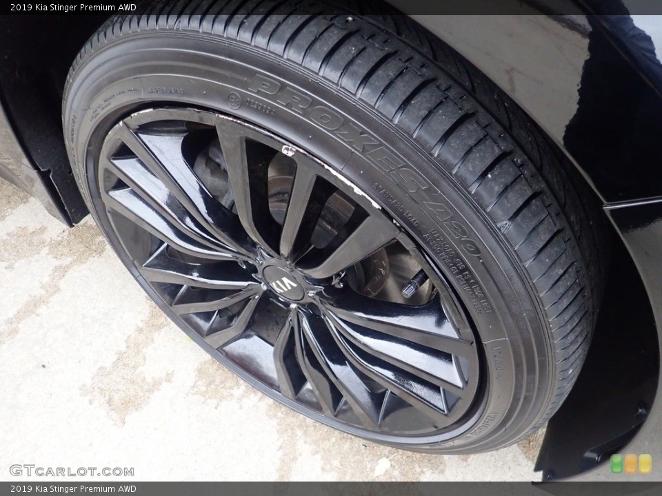 2019 Kia Stinger Premium AWD Wheel and Tire Photo #145089645