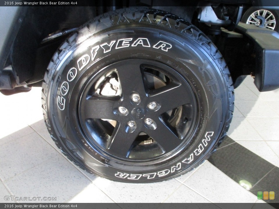 2016 Jeep Wrangler Black Bear Edition 4x4 Wheel and Tire Photo #145098163