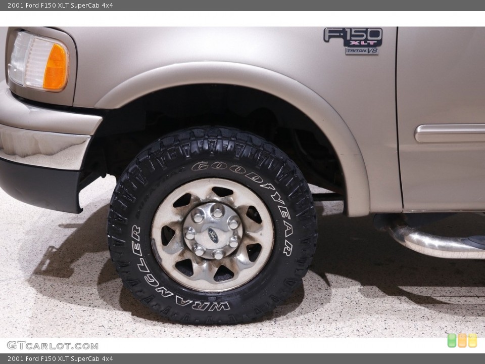 2001 Ford F150 XLT SuperCab 4x4 Wheel and Tire Photo #145118046