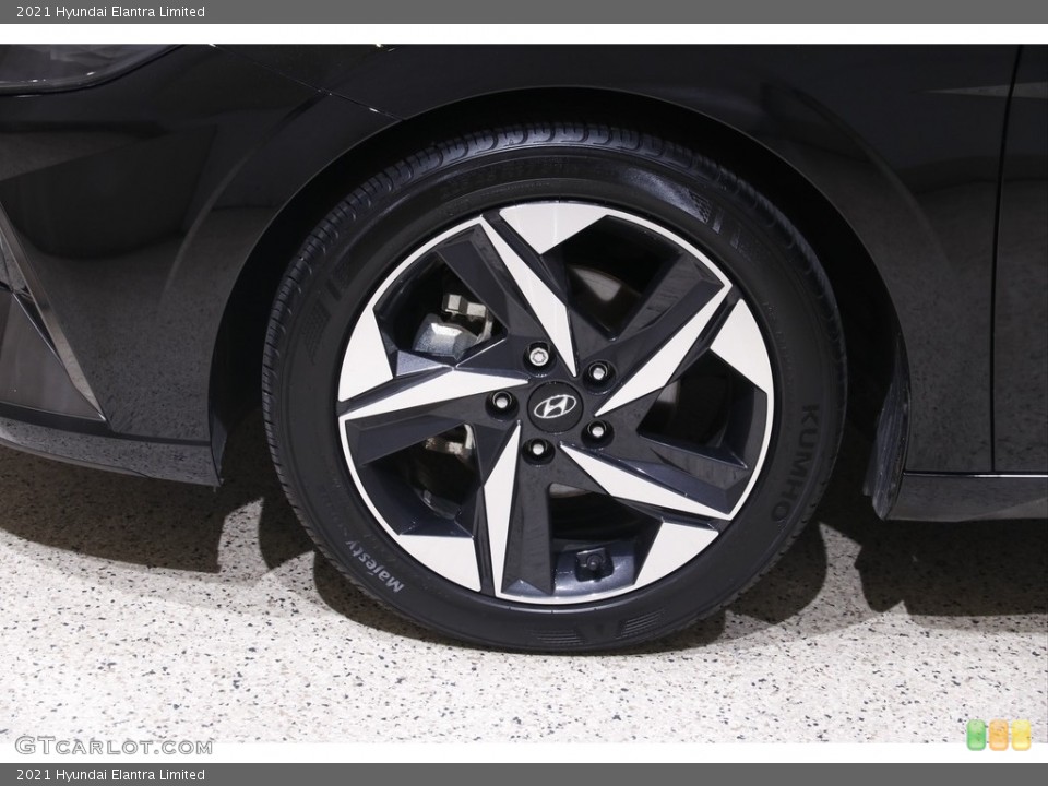 2021 Hyundai Elantra Limited Wheel and Tire Photo #145121148