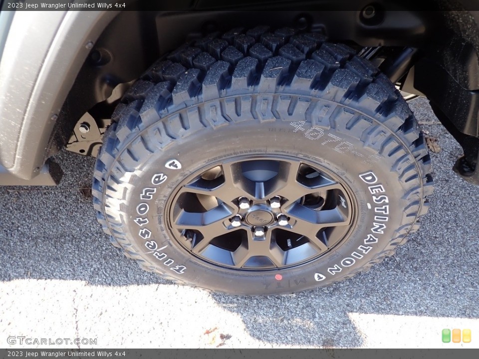 2023 Jeep Wrangler Unlimited Willys 4x4 Wheel and Tire Photo #145124088