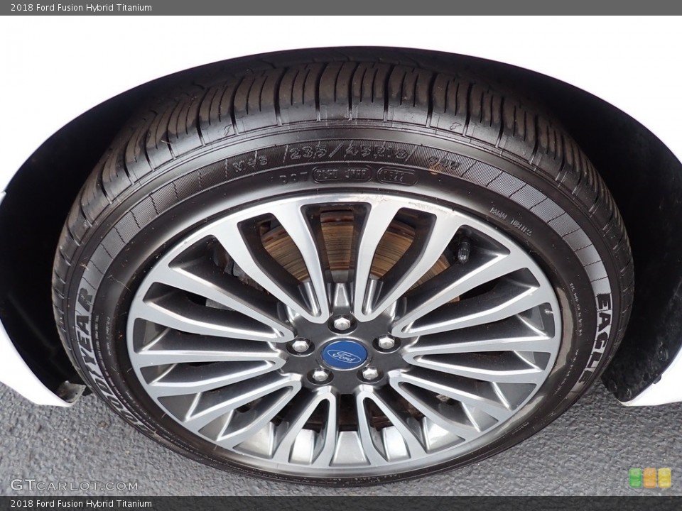 2018 Ford Fusion Hybrid Titanium Wheel and Tire Photo #145127715
