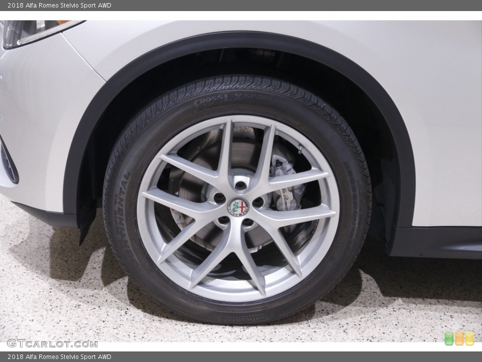 2018 Alfa Romeo Stelvio Sport AWD Wheel and Tire Photo #145130520