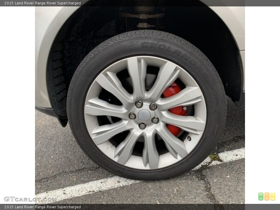 2015 Land Rover Range Rover Supercharged Wheel and Tire Photo #145150537