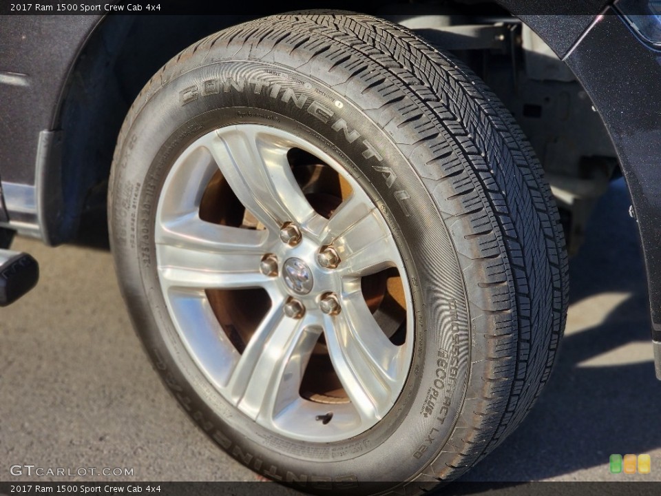 2017 Ram 1500 Sport Crew Cab 4x4 Wheel and Tire Photo #145151146