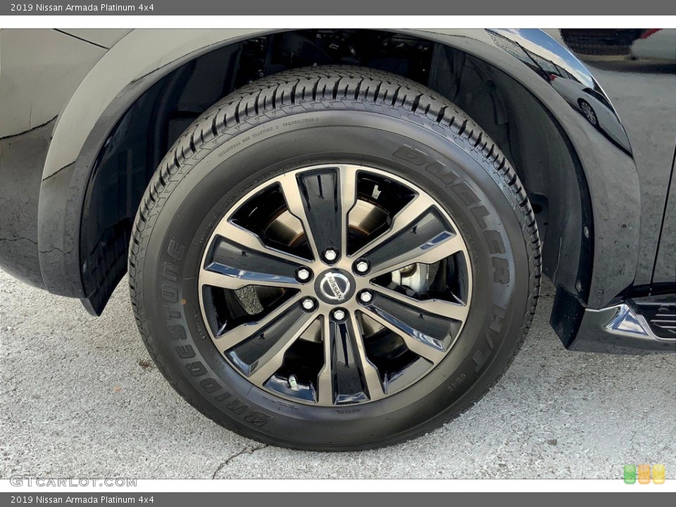 2019 Nissan Armada Platinum 4x4 Wheel and Tire Photo #145157974