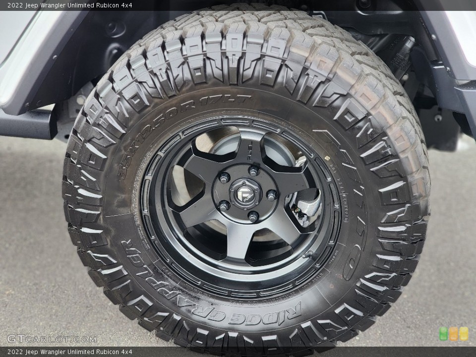 2022 Jeep Wrangler Unlimited Rubicon 4x4 Wheel and Tire Photo #145165705