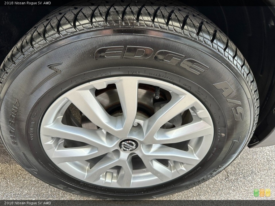 2018 Nissan Rogue SV AWD Wheel and Tire Photo #145167803