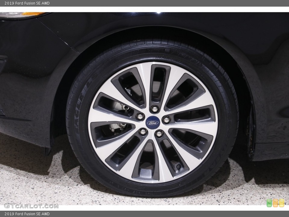 2019 Ford Fusion SE AWD Wheel and Tire Photo #145184337