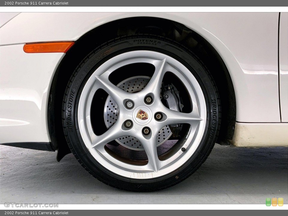 2002 Porsche 911 Carrera Cabriolet Wheel and Tire Photo #145187226