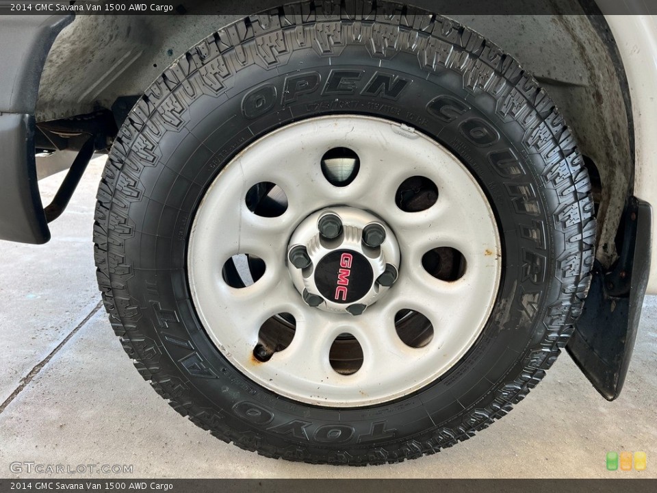 2014 GMC Savana Van 1500 AWD Cargo Wheel and Tire Photo #145216658