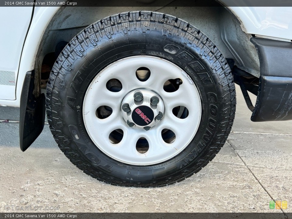 2014 GMC Savana Van 1500 AWD Cargo Wheel and Tire Photo #145216685