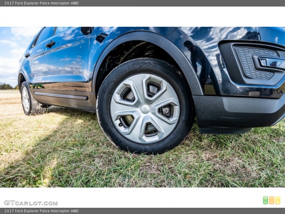 2017 Ford Explorer Police Interceptor AWD Wheel and Tire Photo #145243230