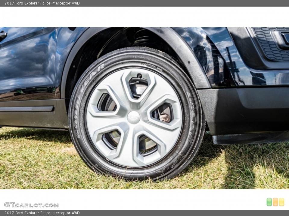 2017 Ford Explorer Police Interceptor AWD Wheel and Tire Photo #145243971