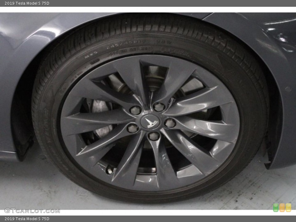 2019 Tesla Model S 75D Wheel and Tire Photo #145251789