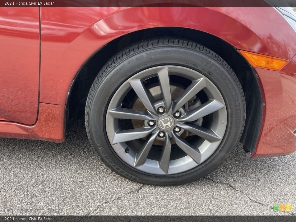 2021 Honda Civic EX Sedan Wheel and Tire Photo #145270793