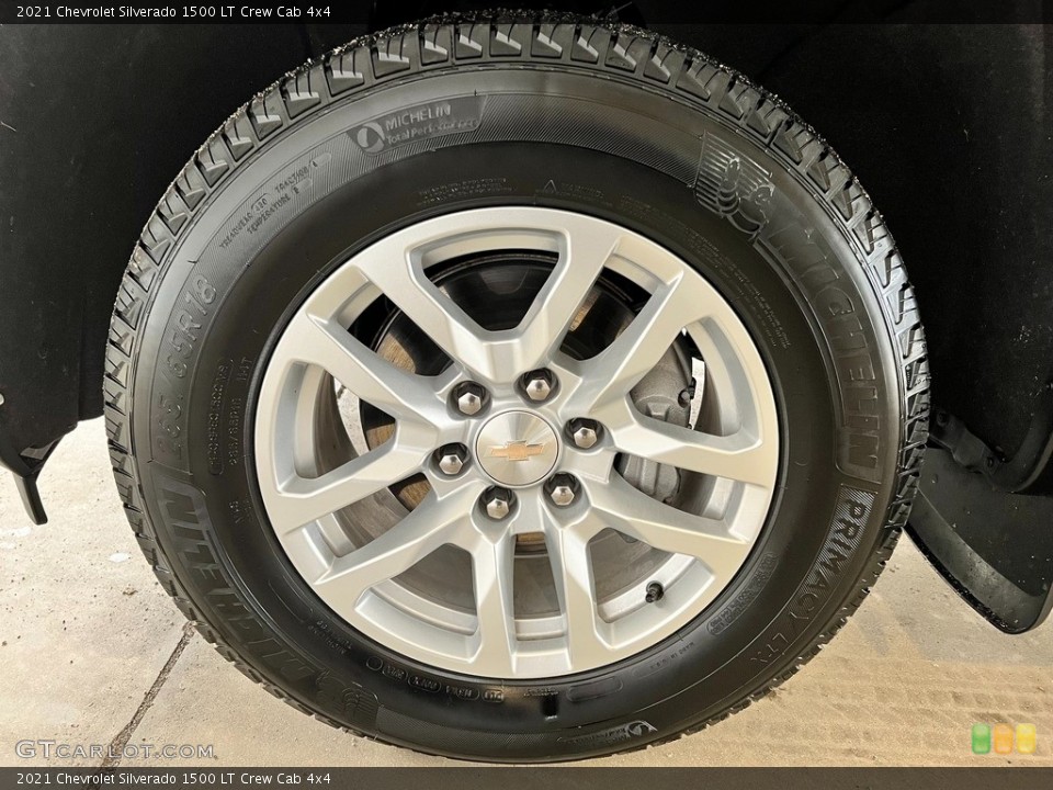 2021 Chevrolet Silverado 1500 LT Crew Cab 4x4 Wheel and Tire Photo #145276202