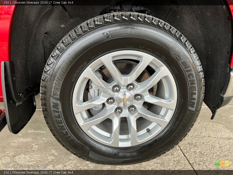 2021 Chevrolet Silverado 1500 LT Crew Cab 4x4 Wheel and Tire Photo #145276226