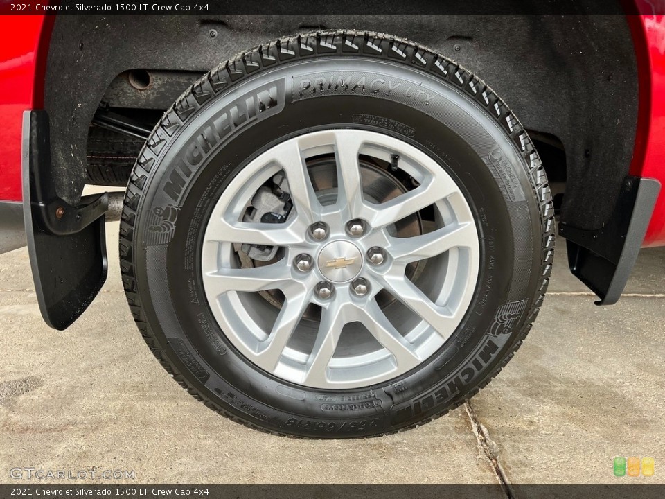 2021 Chevrolet Silverado 1500 LT Crew Cab 4x4 Wheel and Tire Photo #145276253