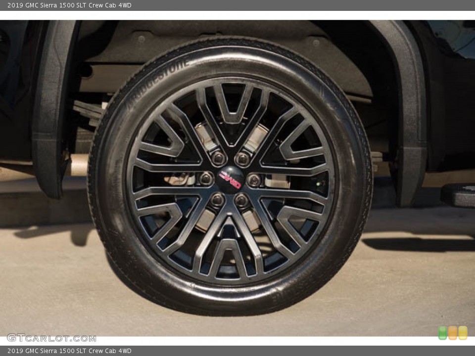 2019 GMC Sierra 1500 SLT Crew Cab 4WD Wheel and Tire Photo #145283172