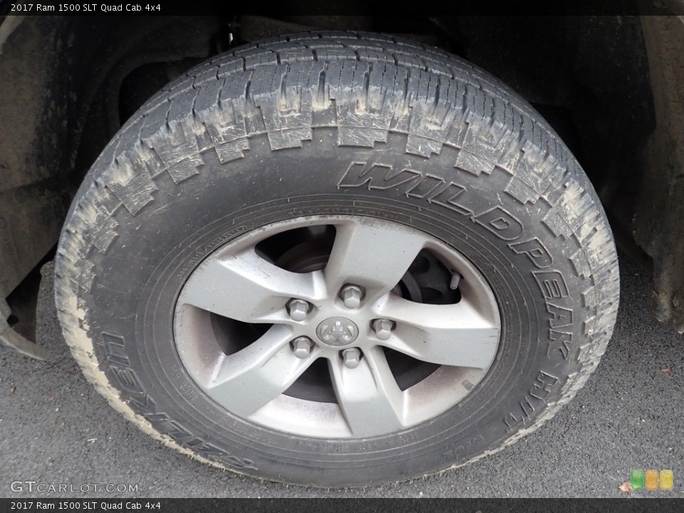 2017 Ram 1500 SLT Quad Cab 4x4 Wheel and Tire Photo #145286247