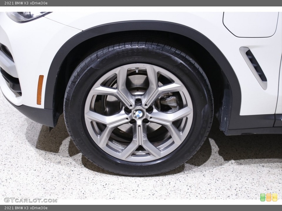 2021 BMW X3 xDrive30e Wheel and Tire Photo #145291363