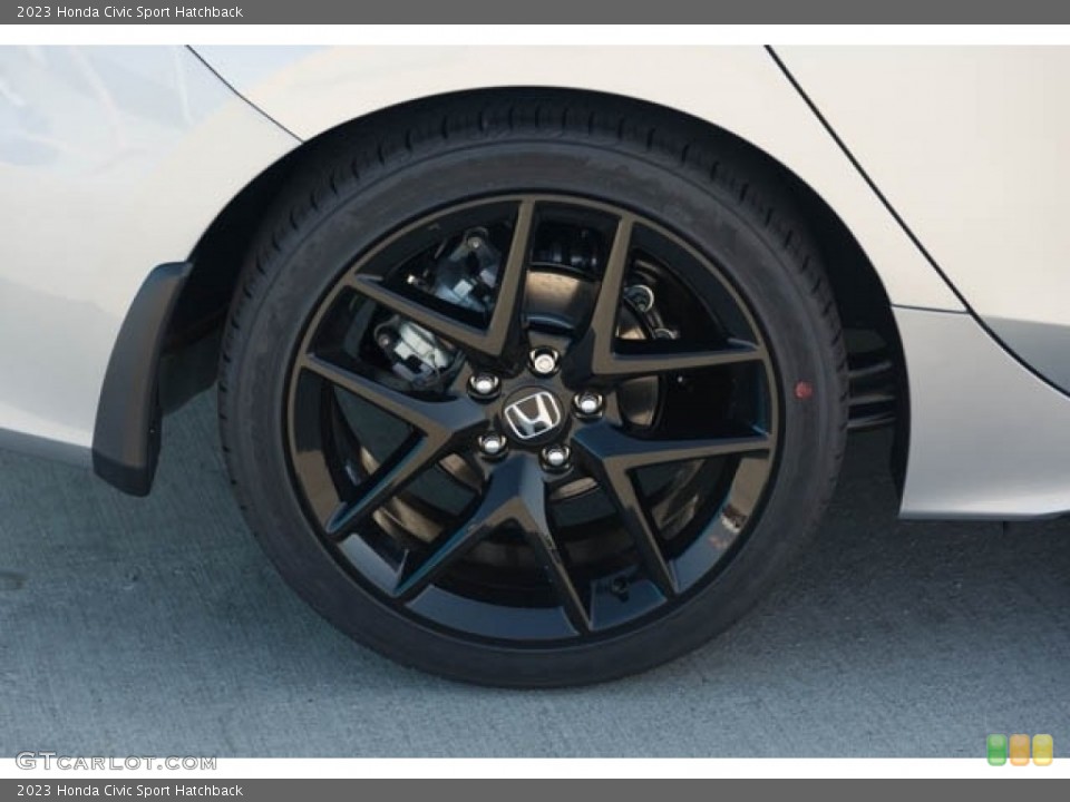 2023 Honda Civic Sport Hatchback Wheel and Tire Photo #145316433