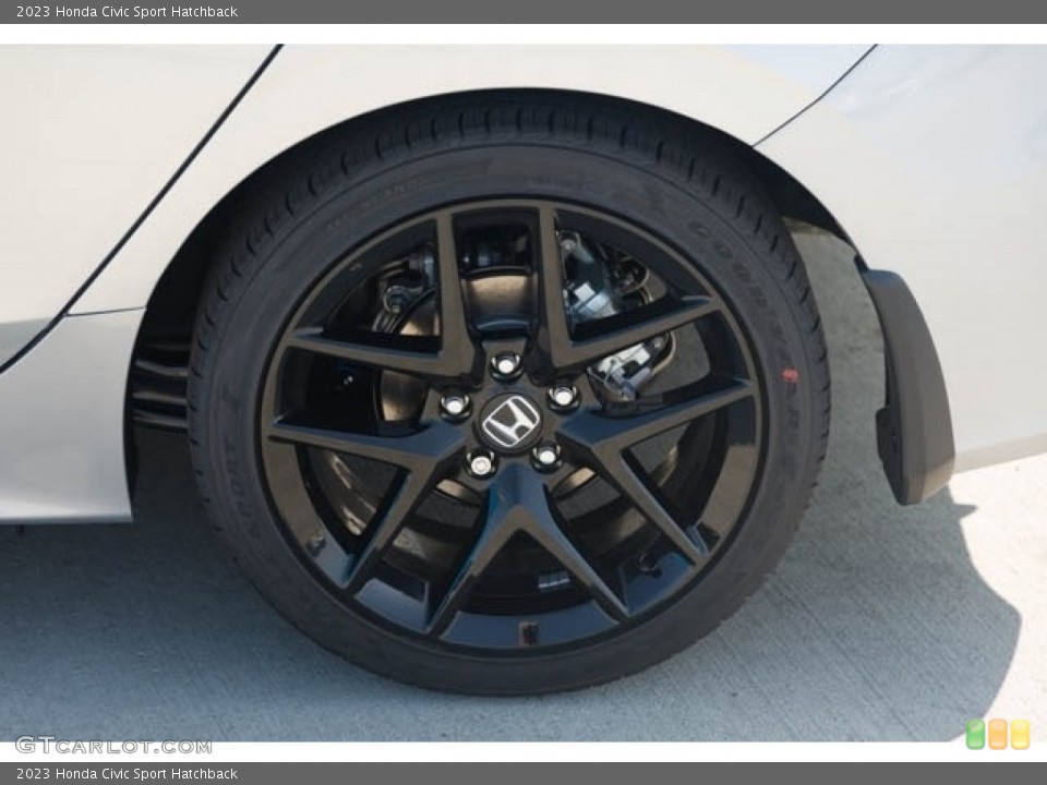 2023 Honda Civic Sport Hatchback Wheel and Tire Photo #145316469