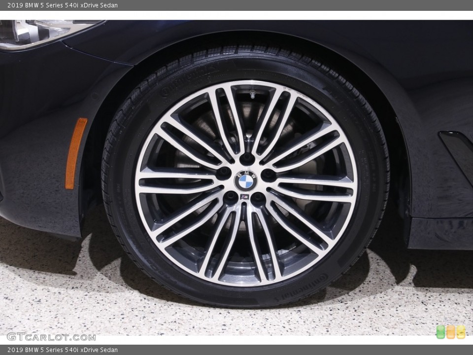 2019 BMW 5 Series 540i xDrive Sedan Wheel and Tire Photo #145316874