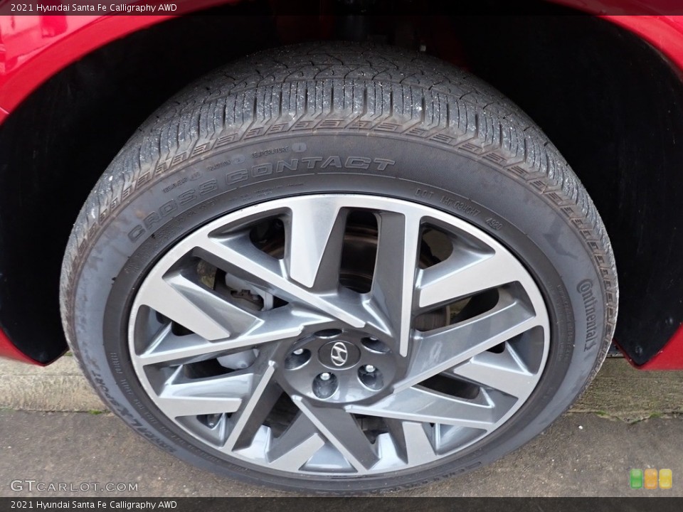 2021 Hyundai Santa Fe Calligraphy AWD Wheel and Tire Photo #145322676