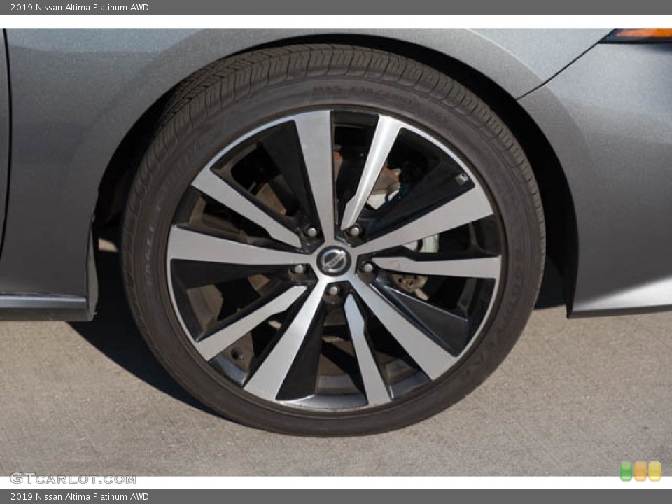 2019 Nissan Altima Platinum AWD Wheel and Tire Photo #145345930