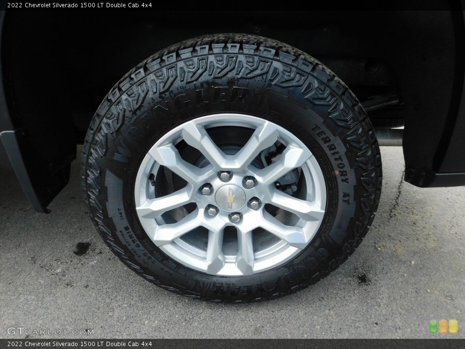 2022 Chevrolet Silverado 1500 LT Double Cab 4x4 Wheel and Tire Photo #145347349