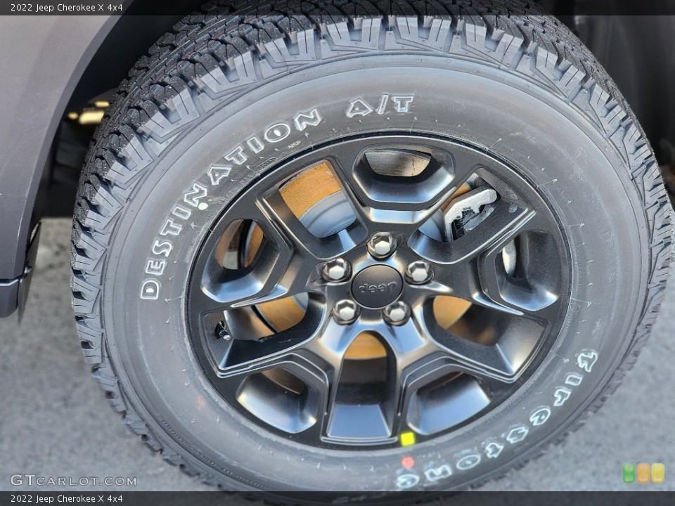 2022 Jeep Cherokee X 4x4 Wheel and Tire Photo #145356480