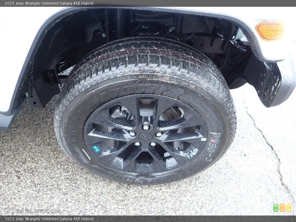 2023 Jeep Wrangler Unlimited Sahara 4XE Hybrid Wheel and Tire Photo #145362471