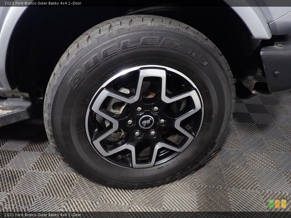 2021 Ford Bronco Outer Banks 4x4 2-Door Wheel and Tire Photo #145376209
