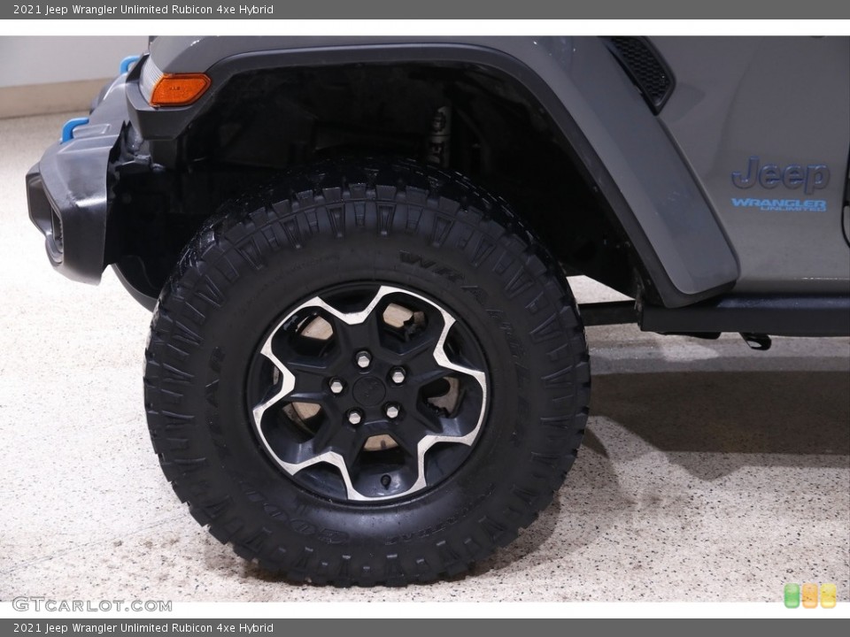 2021 Jeep Wrangler Unlimited Rubicon 4xe Hybrid Wheel and Tire Photo #145381222