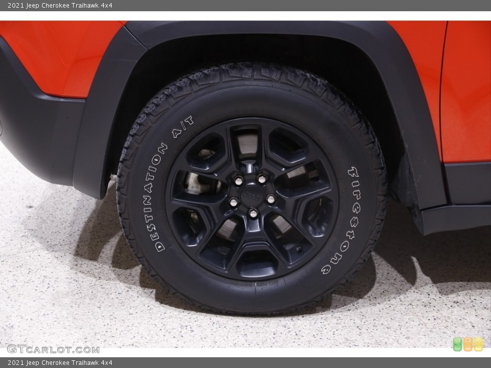 2021 Jeep Cherokee Traihawk 4x4 Wheel and Tire Photo #145392769