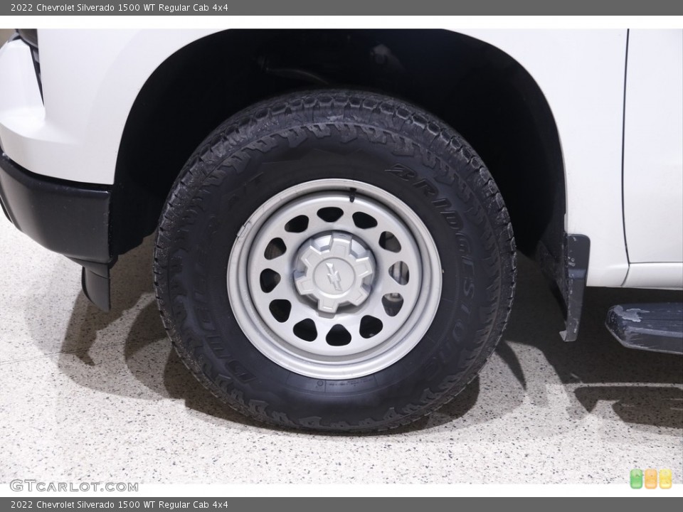 2022 Chevrolet Silverado 1500 WT Regular Cab 4x4 Wheel and Tire Photo #145394695