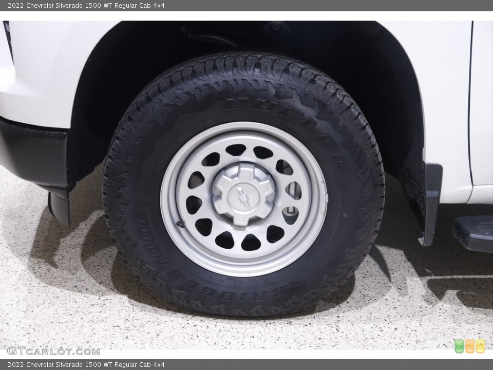 2022 Chevrolet Silverado 1500 WT Regular Cab 4x4 Wheel and Tire Photo #145394755