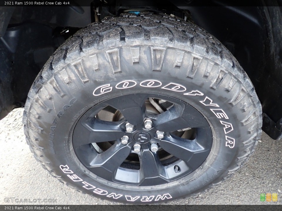 2021 Ram 1500 Rebel Crew Cab 4x4 Wheel and Tire Photo #145395735