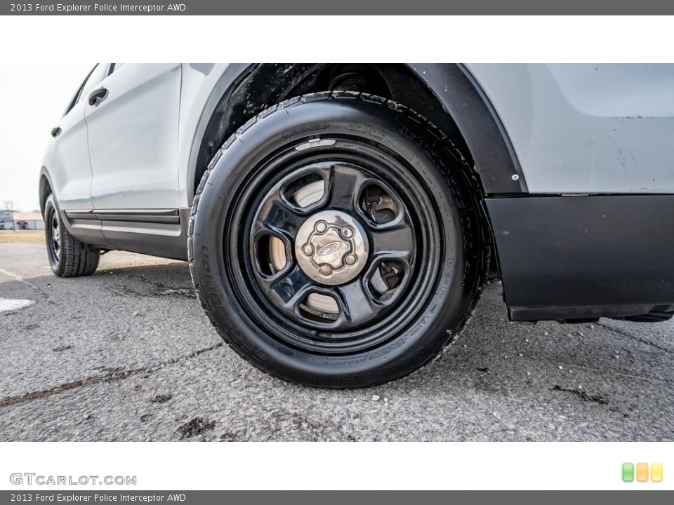 2013 Ford Explorer Police Interceptor AWD Wheel and Tire Photo #145399660