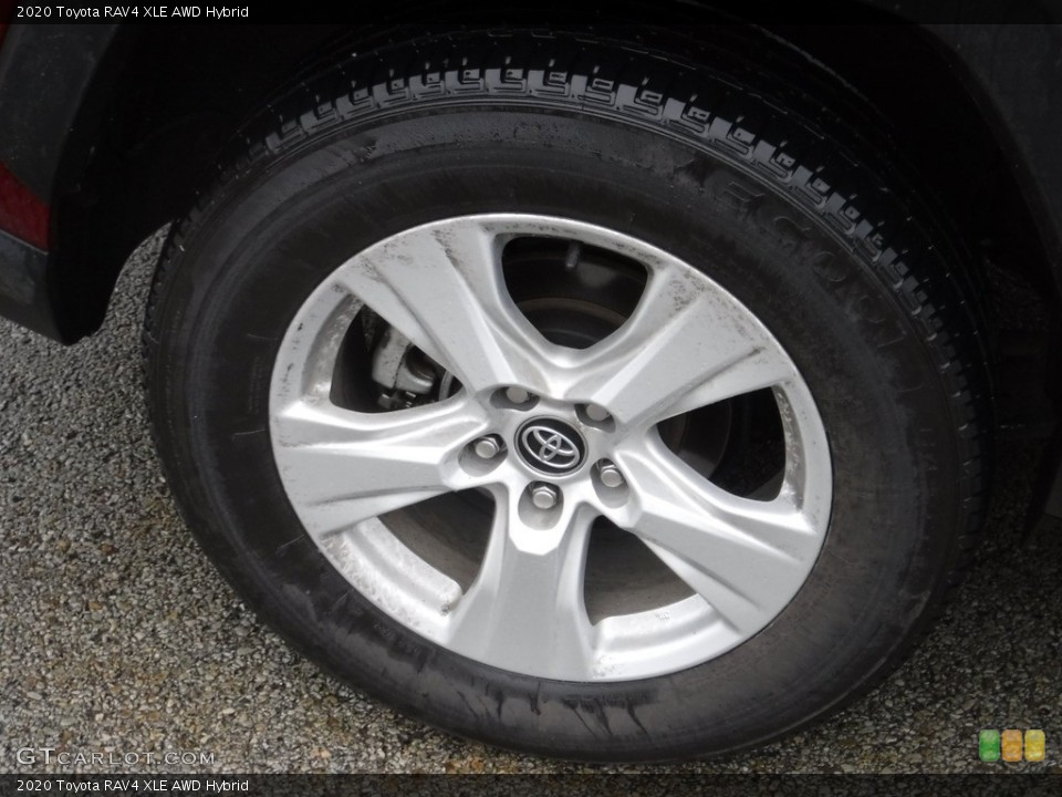 2020 Toyota RAV4 XLE AWD Hybrid Wheel and Tire Photo #145415638