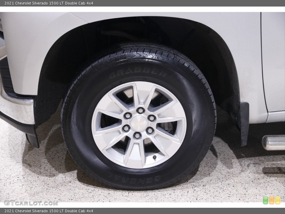2021 Chevrolet Silverado 1500 LT Double Cab 4x4 Wheel and Tire Photo #145429035